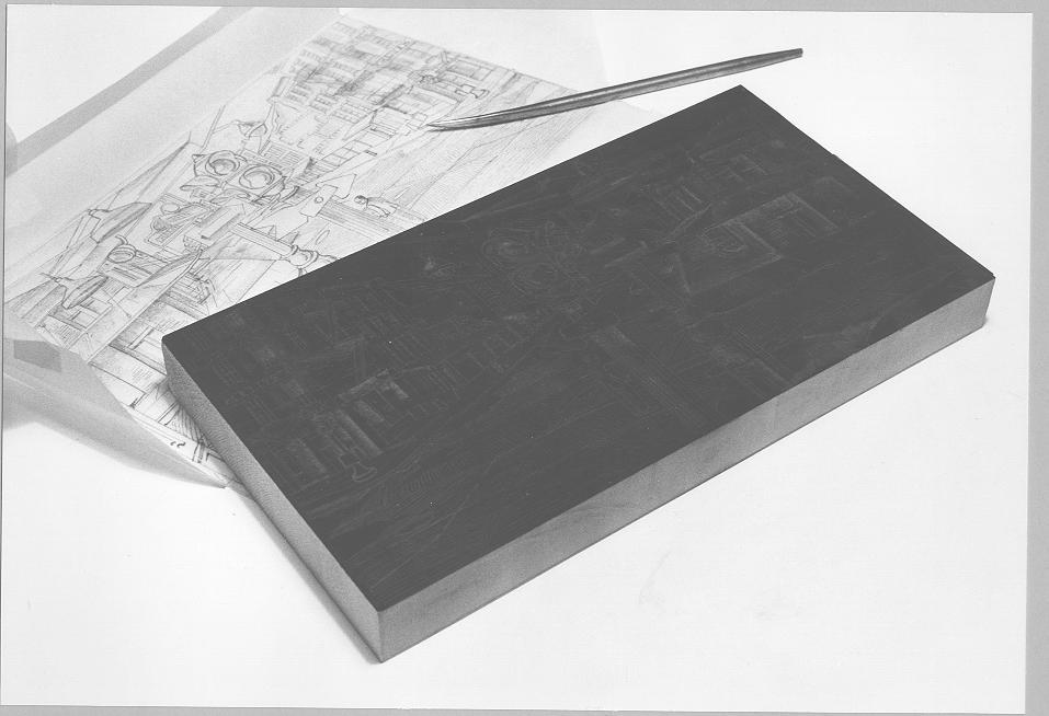 drawing the corner on tracing paper