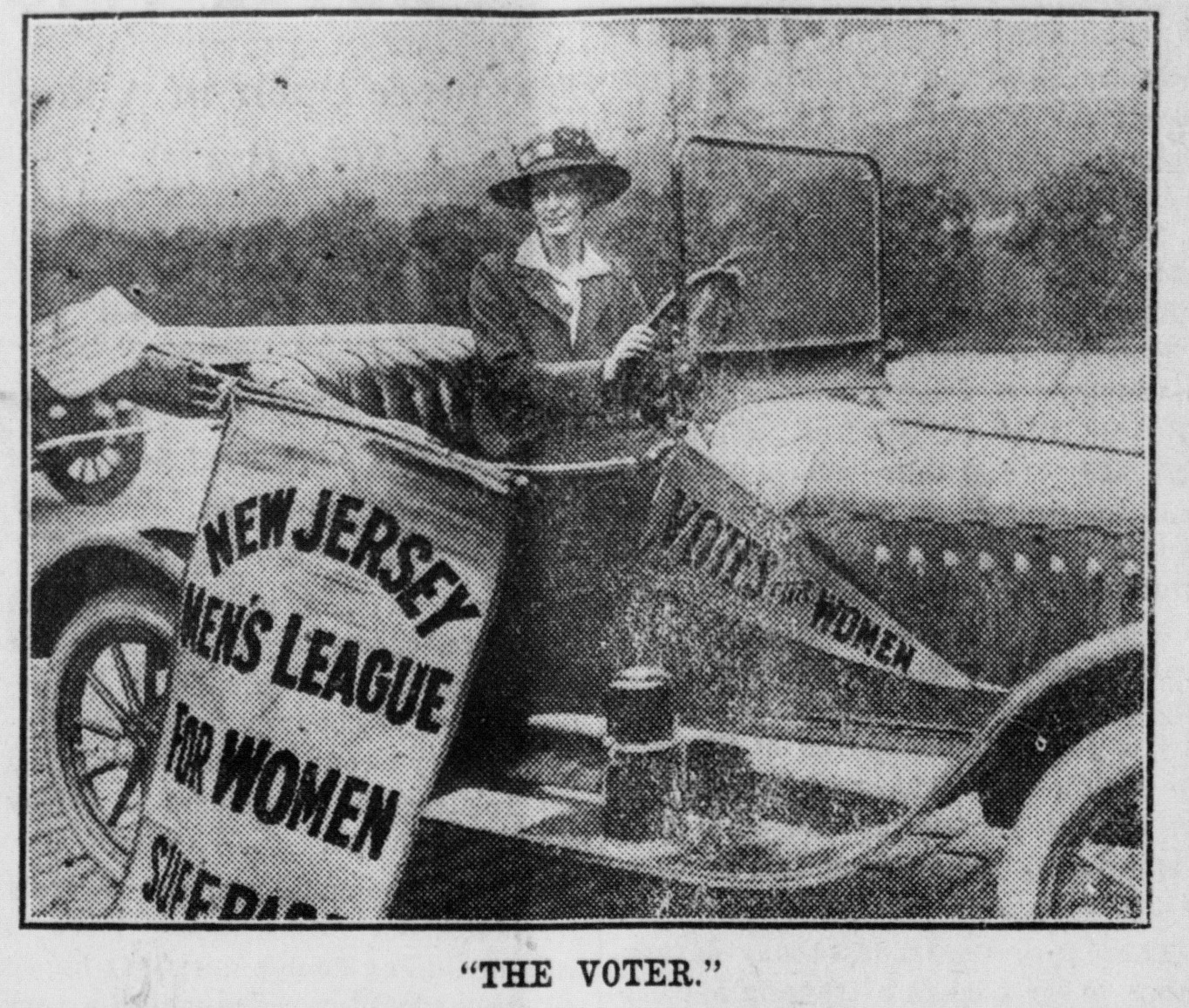 Photograph of Suffragist Eva Ward from the June 3, 1915, Bridgeton Pioneer