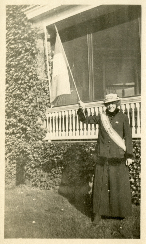 Margaret Haines and her Votes for Women Sash, circa 1914-1916