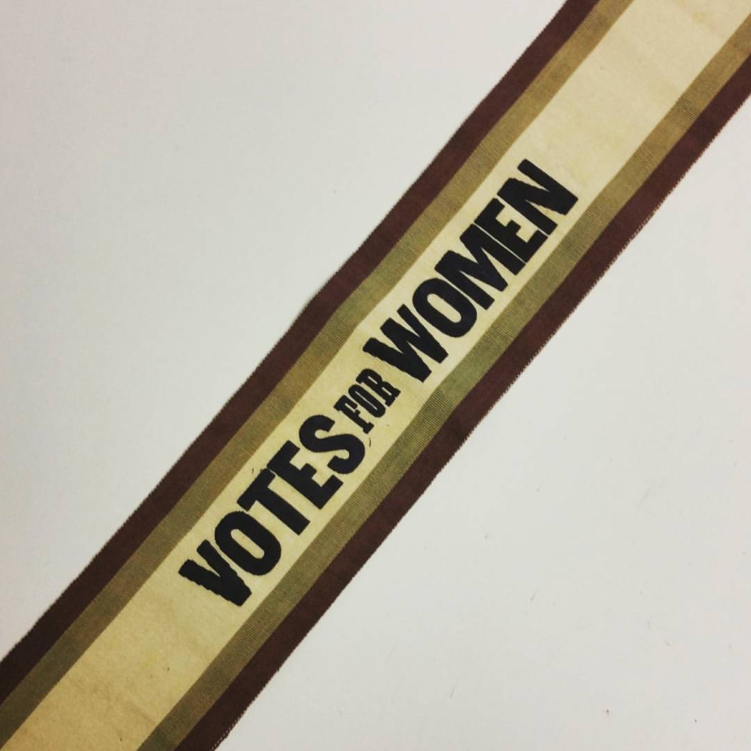  Sash worn by Margaret Haines and her Votes for Women